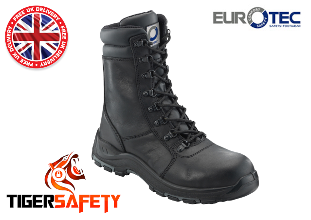 zipped safety boots
